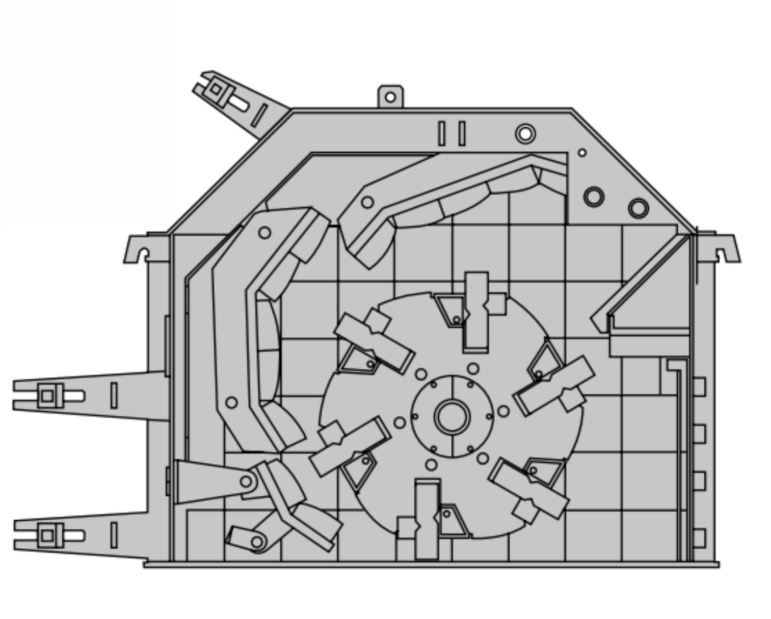 Особенности роторных дробилок. Несколько дробильных камер - МКЗ №1