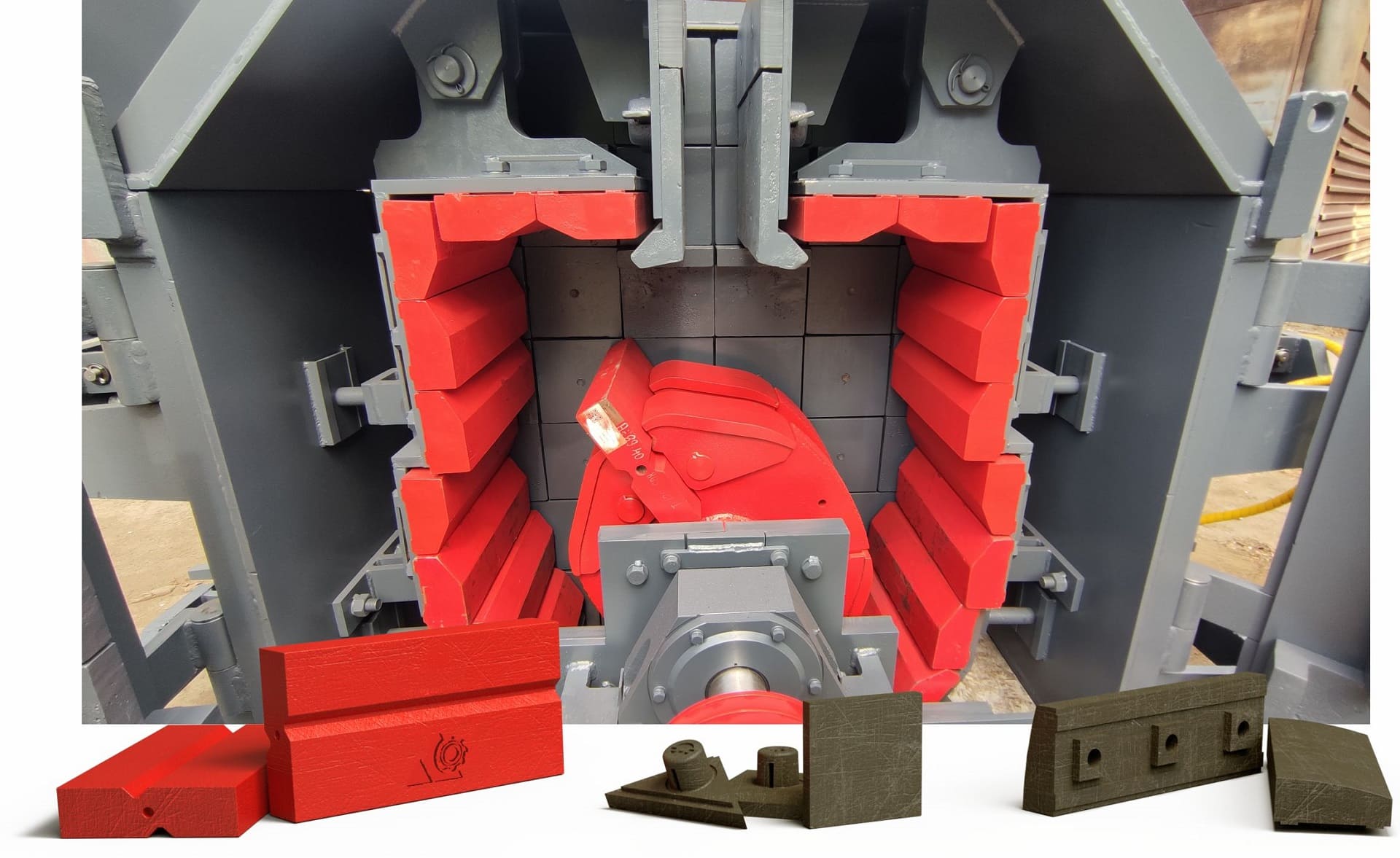 Расходные материалы роторных дробилок DUNE